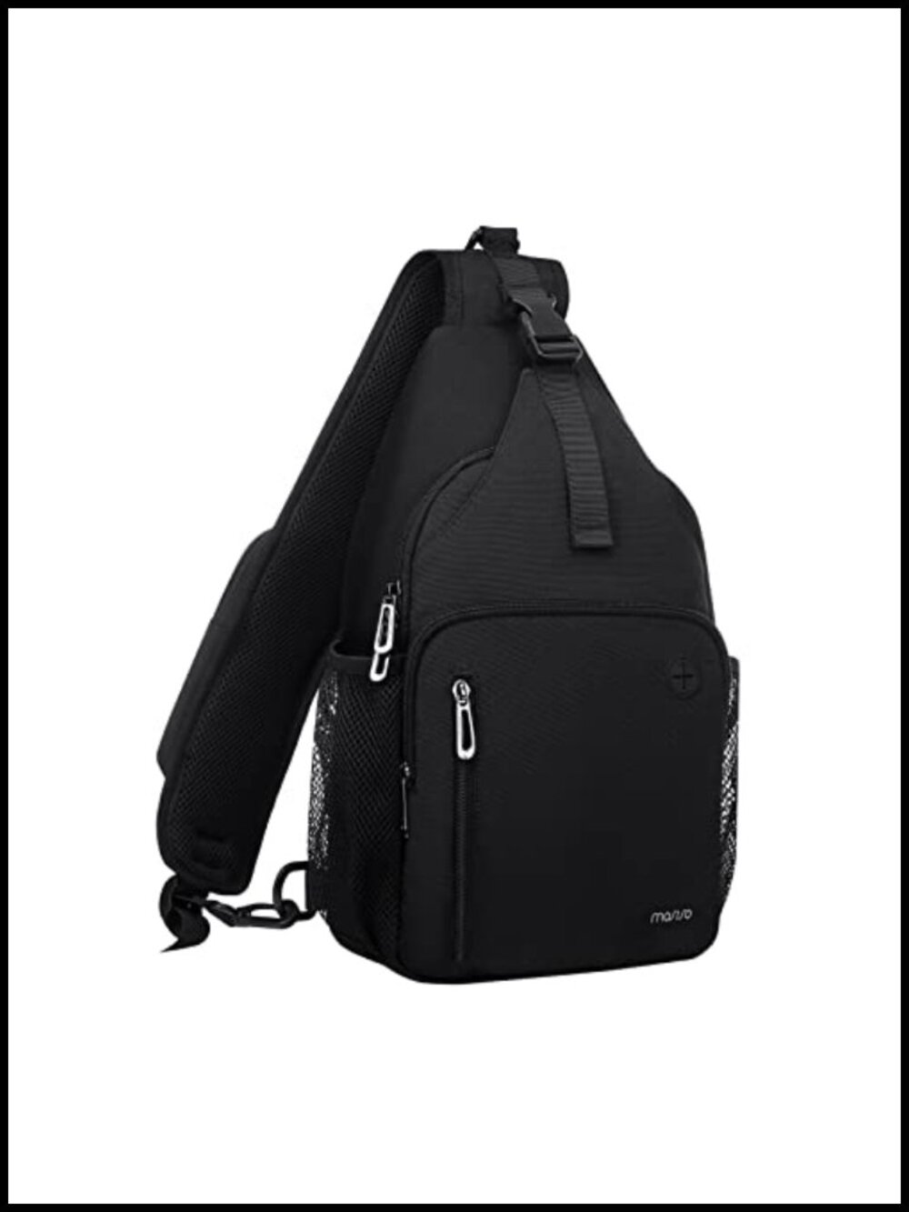 MOSISO Sling Backpack Crossbody Shoulder Bag Travel Hiking Daypack USB Port